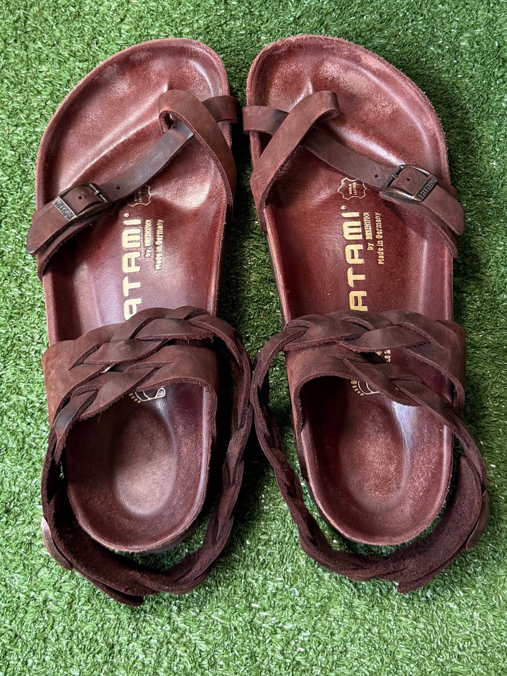 Birkenstock Tatami Yara Brown Leather Women’s Sandals